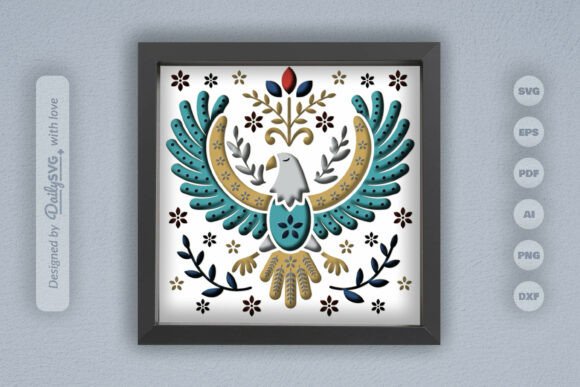 4th July Eagle Folk Art Shadow Box: A Guide to Flawless Crafting
