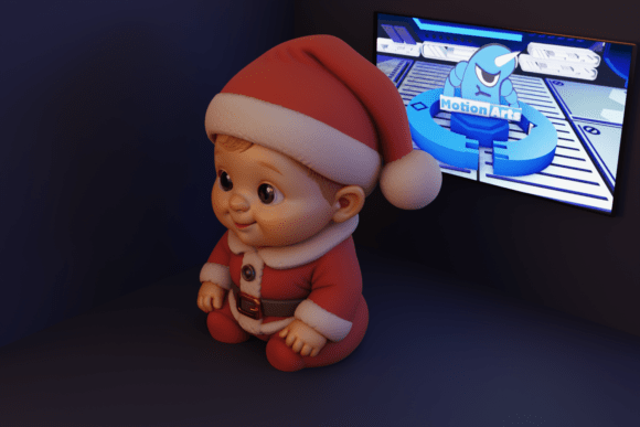Bringing the Magic Home: A Guide to Printing the Baby Santa 3D Model