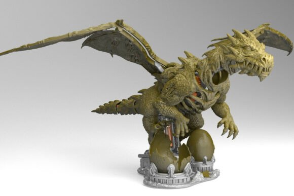 Bringing the Workshop to Life with the Mechanical Steampunk Dragon – Moving