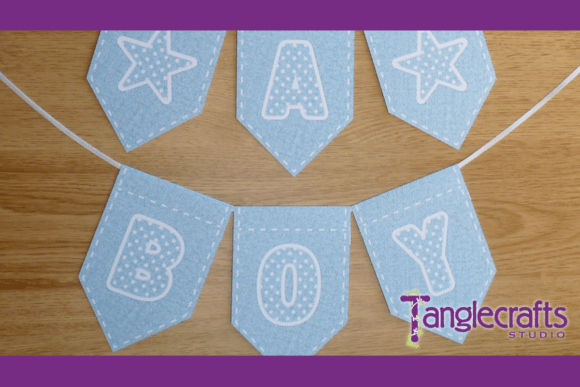 Bunting - Baby Blue Denim and Cut Files: A Versatile Crafting Resource