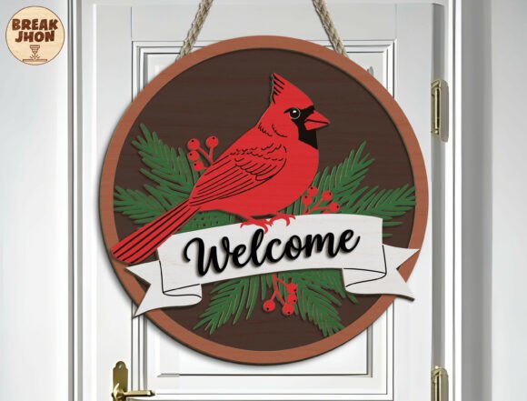 Cardinal Welcome Round Sign SVG: A Practical Evaluation for Makers