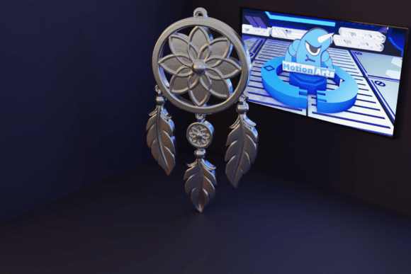 Dreamcatcher: 3D Model for Spiritual Decor