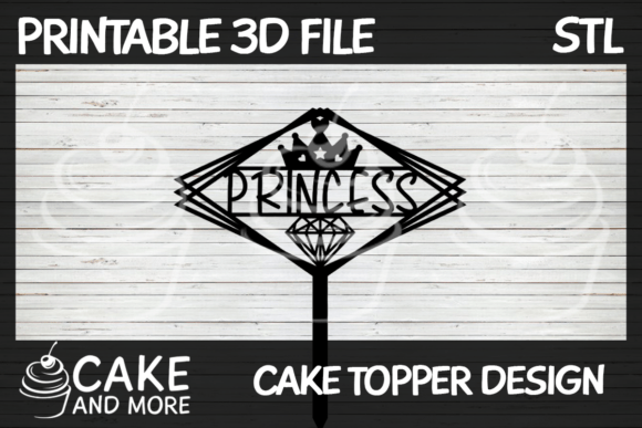 Geometric Princess Diamond Topper: A Modern Take on Royal Celebrations