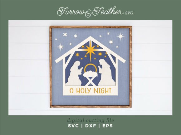 Nativity Shadow Box - Christmas SVG: A Guide to Flawless Holiday Crafting