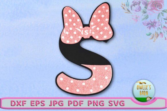 Polka-dot Monogram Letter S: A Layered Design Guide