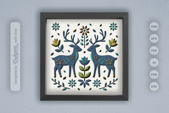 Reindeer Folk Art Layered Papercut: A Practical Evaluation