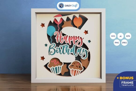 S with Birthday Theme Layered Paper Cut: A Practical Review