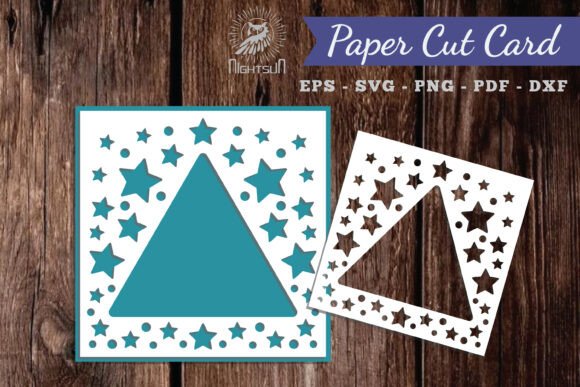 Sparkling Stars Papercut Card SVG 8: Elevating Your Handmade Greeting Projects